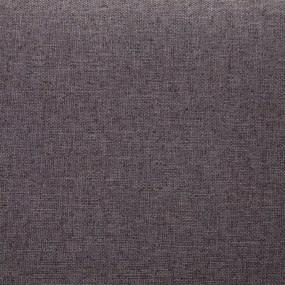 vidaXL Πάγκος με Αποθηκευτικό Χώρο Χρώμα Taupe 116 εκ. από Πολυεστέρα