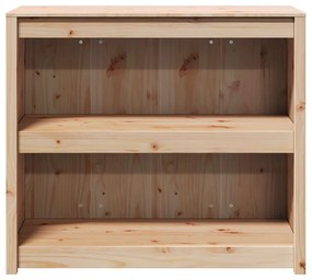 vidaXL Ντουλάπα Κουζίνας Καφέ 106 x 55 x 92 cm Μασίφ ξύλο πεύκου