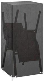 vidaXL Κάλυμμα Καρέκλας Κήπου με 8 Κρίκους 75x70x140 εκ. Πολυαιθυλένιο