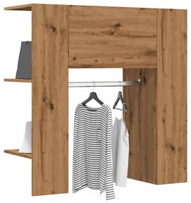 Ντουλάπι διαδρόμου Δρυς τεχνίτης 97,5x37x99 cm Ξύλο μηχανής