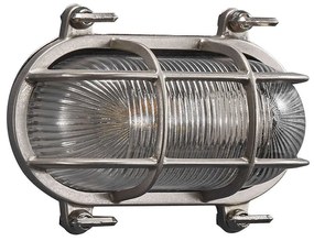 Φωτιστικό Τοίχου Helford 49031055 19x12,5cm 1xE27 12,5W IP64 Nickel Nordlux Brass,Glass