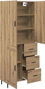 vidaXL Highboard 2 τμχ. Artisan Oak 69,5 x 34 x 180 εκ.