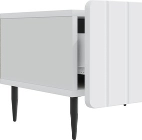 vidaXL Ντουλάπι TV Λευκό 147 x 34,5 x 32 εκ Επεξεργασμένο Ξύλο