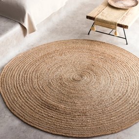 Στρογγυλό Χαλί Καλοκαιρινό (Φ200) Gofis Home Yennefer Jute 259