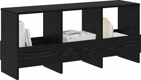 vidaXL Ράφι Περιοδικών Μαύρη Οξυά 102 x 30 x 45 εκ.