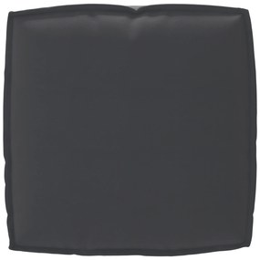 vidaXL Μαξιλάρι Παλέτας για Καθίσμα , Μαύρο, 50x50x12 εκ., Ύφασμα Oxford