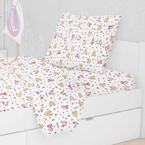 Μαξιλαροθήκη Παιδική Elephant 172 Pink DimCol 50Χ70 100% Cotton