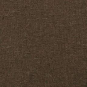 Κεφαλάρι με Πτερύγια Σκούρο Καφέ 163x23x78/88 εκ. Υφασμάτινο - Καφέ