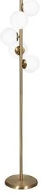 Luna 5/l Επιδαπέδιο Gold Mat-White Ορθοστάτης 01-0424 Heronia Lighting-01-0424-Λευκό-Χρυσό 01-0424