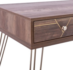 ΚΟΝΣΟΛΑ KAITLYN HM8653 ΚΑΡΥΔΙ ΜΕ ΧΡΥΣΟ 120x55x79,5Y εκ.