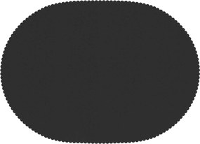 vidaXL Ύφασμα Τραπέζης Σκούρο Γκρι 130 x 180 εκ. Ωοειδής