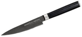 Μαχαίρι Γενικής Χρήσης MO-V Stonewash SM-0021B 13cm Black Samura Ανοξείδωτο Ατσάλι