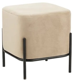 ZITA PLUS BELLA/S ΣΚΑΜΠΟ BEIGE VELVET ΥΦΑΣΜΑ 36X36Χ38εκ. 36X36Χ38εκ.40.0145