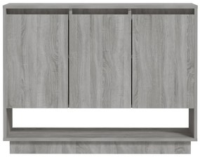 vidaXL Ντουλάπι Γκρι Sonoma 97x31x75 εκ. από Επεξεργασμένο Ξύλο