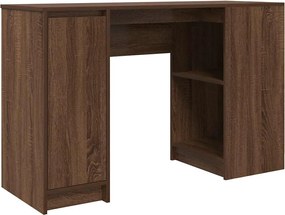 vidaXL Γραφείο Καφέ Δρυς 120x42x76 εκ. από Επεξεργασμένο Ξύλο
