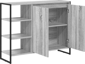vidaXL Βοηθητικό ντουλάπι Γκρίζο Σονομα 96.5 x 30 x 75 εκ