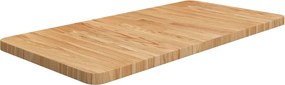 vidaXL Πάγκος Μπάνιου Αν. Καφέ 80x40x2,5 εκ. Επεξ. Μασίφ Ξύλο