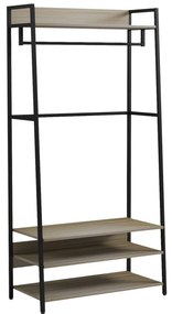 ΕΠΙΠΛΟ ΕΙΣΟΔΟΥ/ΑΝΟΙΧΤΗ ΝΤΟΥΛΑΠΑ ARANJA HM18084 ΜΕΤΑΛΛΟ ΜΑΥΡΟ-ΜΕΛΑΜΙΝΗ SONAMA 84x40x169Υεκ.