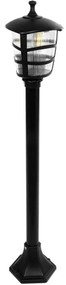 Φωτιστικό Δαπέδου Κολωνάκι Zardin 203-0207 17x17x100cm 1xE27 Black GloboStar
