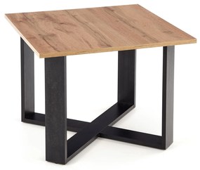 CROSS c. table, color: wotan oak/black DIOMMI V-PL-CROSS-LAW-WOTAN/CZARNY