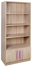 ΒΙΒΛΙΟΘΗΚΗ PLAYROOM SONAMA-ΡΟΖ HM10146.03 80X35X180εκ. (1 Τεμμάχια)