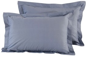 Ζεύγος Μαξιλαροθήκες Oxford (50x70) Das Home Best Line Μπλε