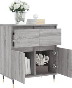 vidaXL Ντουλάπι Γκρι Sonoma 60x35x70 εκ. από Επεξεργασμένο Ξύλο