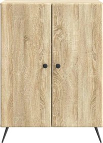 vidaXL Πλαϊνό γραφείο Sonoma Δρυς 66 x 34,5 x 90 εκ Επεξεργασμένο Ξύλο