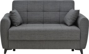 Σετ σαλονιού 2τεμ Lincoln pakoworld ύφασμα σε ανθρακί απόχρωση