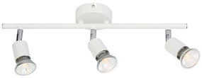 Σποτ Τρίφωτο Aca Trinity MC634WH3 White Matt