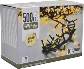Φωτάκια 500 LED - 10m - Θερμό λευκό