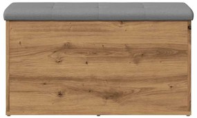 vidaXL Πάγκος αποθήκευσης  Artisan Oak 82x42x45 cm Κατασκευασμένο ξύλο