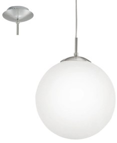 Φωτιστικό Οροφής Rondo 85263 White Eglo Metal, Glass