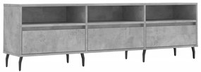 vidaXL Έπιπλο Τηλεόρασης Γκρι Σκυρ. 150x30x44,5 εκ. Επεξ. Ξύλο