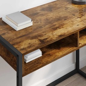 vidaXL Γραφείο Καπνιστό Δρύς 100 x 50 x 75 cm Επεξεργασμένο ξύλο