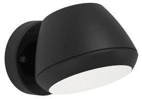 Φωτιστικό Επίτοιχο Eglo 900675 NIVAROLO Μαύρο Ματ (Black Mat) 3000K