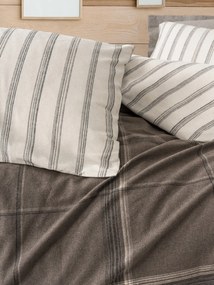 Single Quilt Cover Set Caldo - Brown Brown