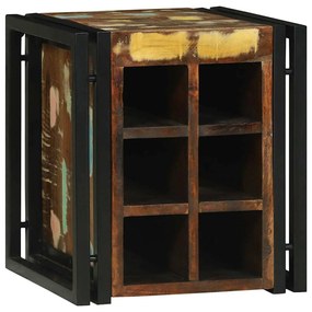 vidaXL Ράφι κρασιού 34.5x35x39 εκ. Ανακυκλωμένο ξύλο