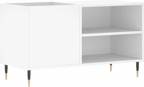 vidaXL Δισκοθήκη Λευκή 85 x 38 x 48 εκ. από Επεξεργασμένο Ξύλο