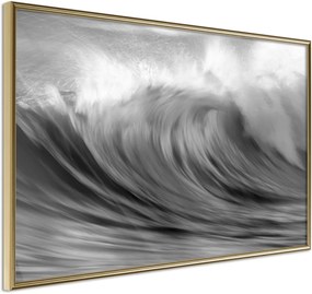 Αφίσα - Big Wave - 60x40 - Χρυσό - Χωρίς πασπαρτού