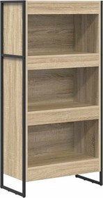 vidaXL Βιβλιοθήκη 60 x 30 x 121 εκ Επεξεργασμένο Ξύλο Σονόμα