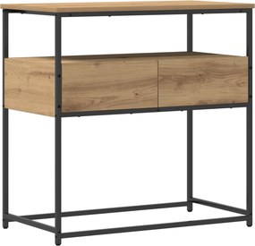 vidaXL Τραπέζι κονσόλας Artisan Oak 75 x 40 x 75 cm Επεξεργασμένο Ξύλο