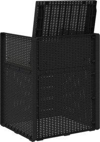 vidaXL Καρέκλες Εστιατορίου Κήπου 2 pcs Ανθρακί και Κρεμ PP