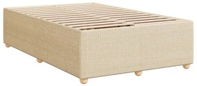 ΚΡΕΒΑΤΙ BOXSPRING ΜΕ ΣΤΡΩΜΑ ΚΡΕΜ 120X200 ΕΚ. ΥΦΑΣΜΑΤΙΝΟ 3287421