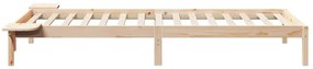 vidaXL Κρεβατοκάμαρα με Πλαϊνά Τραπέζια Φυσικό 90 x 210 cm