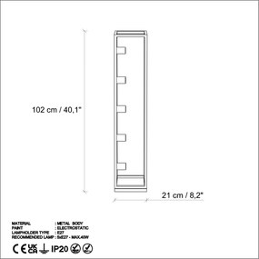 Floor Lamp Kafes 13745 - Gold Gold