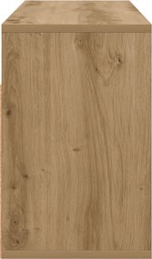 vidaXL Χαμηλό γραφείο 87 x 27,5 x 43 εκ Artisan Oak