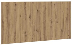 vidaXL Κεφαλάρι κρεβατιού Δρυς τεχνίτης 160x1,5x80 cm