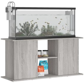 vidaXL Βάση Ενυδρείου Γκρι Sonoma 121x41x58 εκ. από Επεξεργασμένο Ξύλο