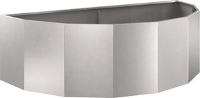 vidaXL Γλάστρα Ασημί 120 x 60 x 35 cm Ανοξείδωτο ατσάλι